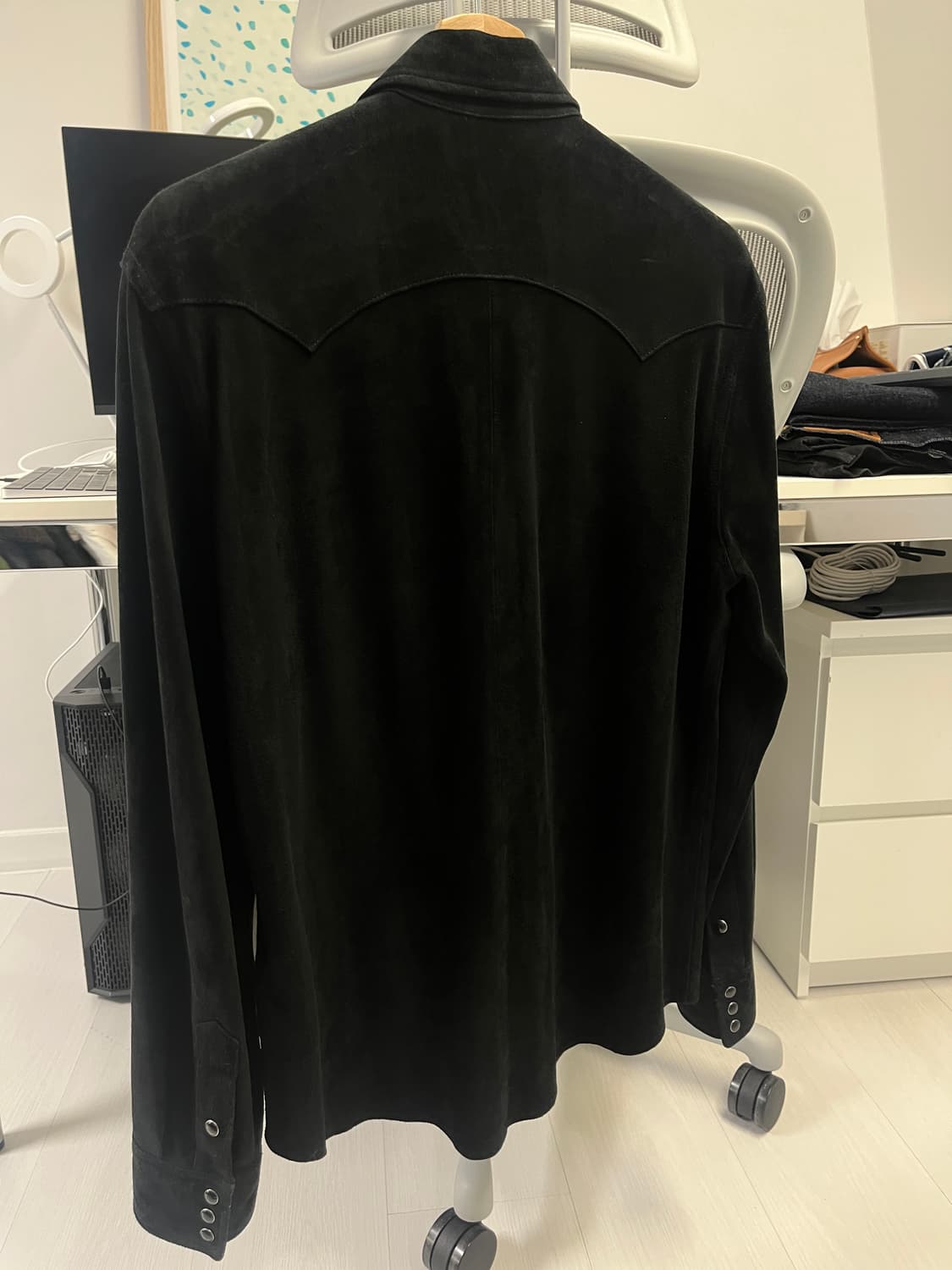 RRL 최고가 스웨이드 웨스턴 셔츠 자켓 (M) 상품이미지3