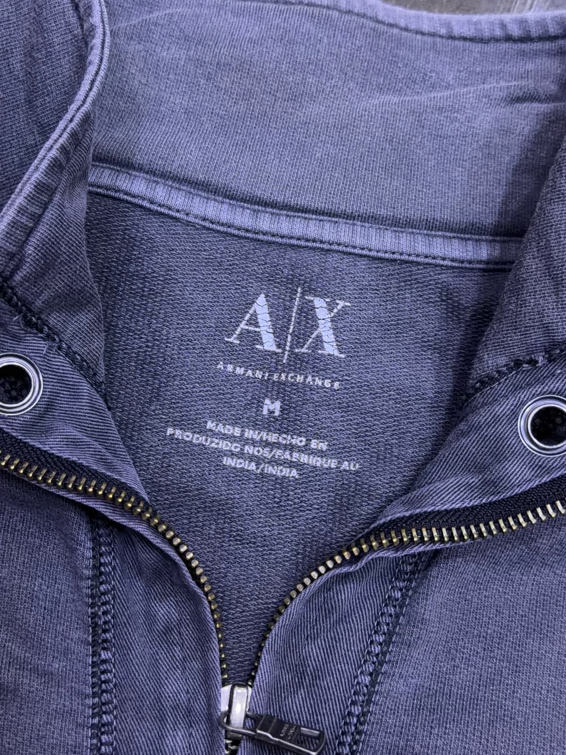 A|X 아르마니 익스체인지 아일렛 절개라인 집업자켓 M 상품이미지7