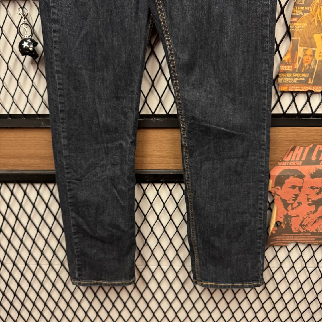 리바이스 505 데님 팬츠 레귤러 스트레이트 핏 진청 상품이미지4