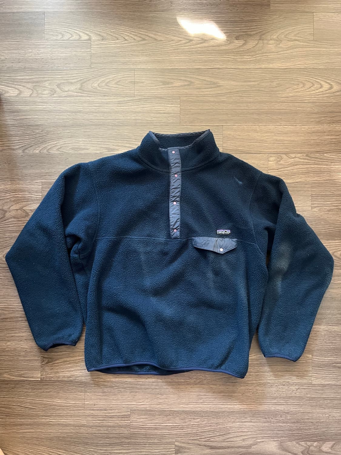 USA Made 파타고니아 90s 신칠라 퍼플 후리스 플리스 리듬 딥파일 상품이미지1