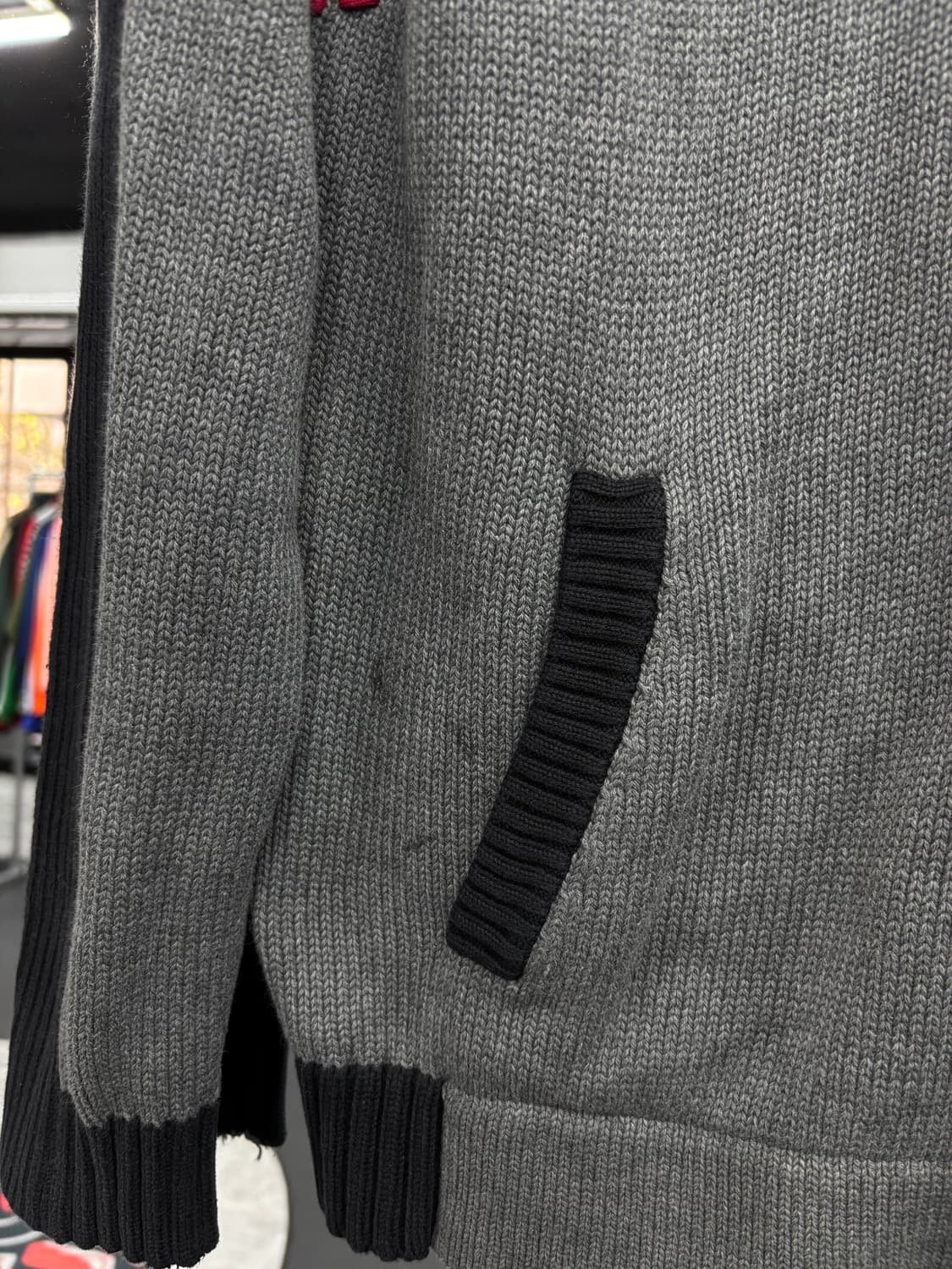 리바이스 빅로고 니트집업 상품이미지5