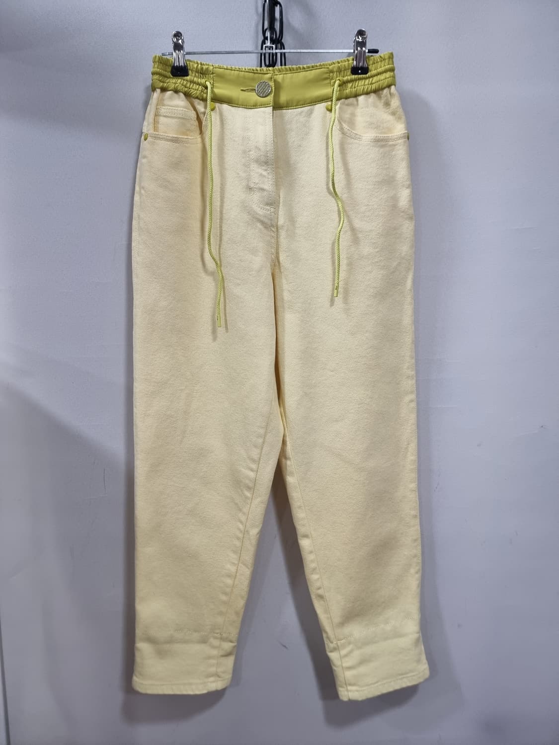 O'2nd 컬러 턴업 밴딩 데님 팬츠 (D68 상품이미지2