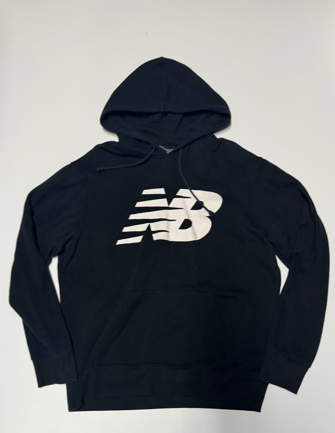 뉴발란스 빅 로고 기모 스웻 기모 후드티 XL 블랙 상품이미지1