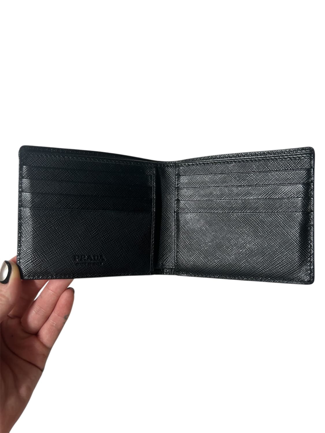 프라다 남성 반지갑 (풀박스) 상품이미지5