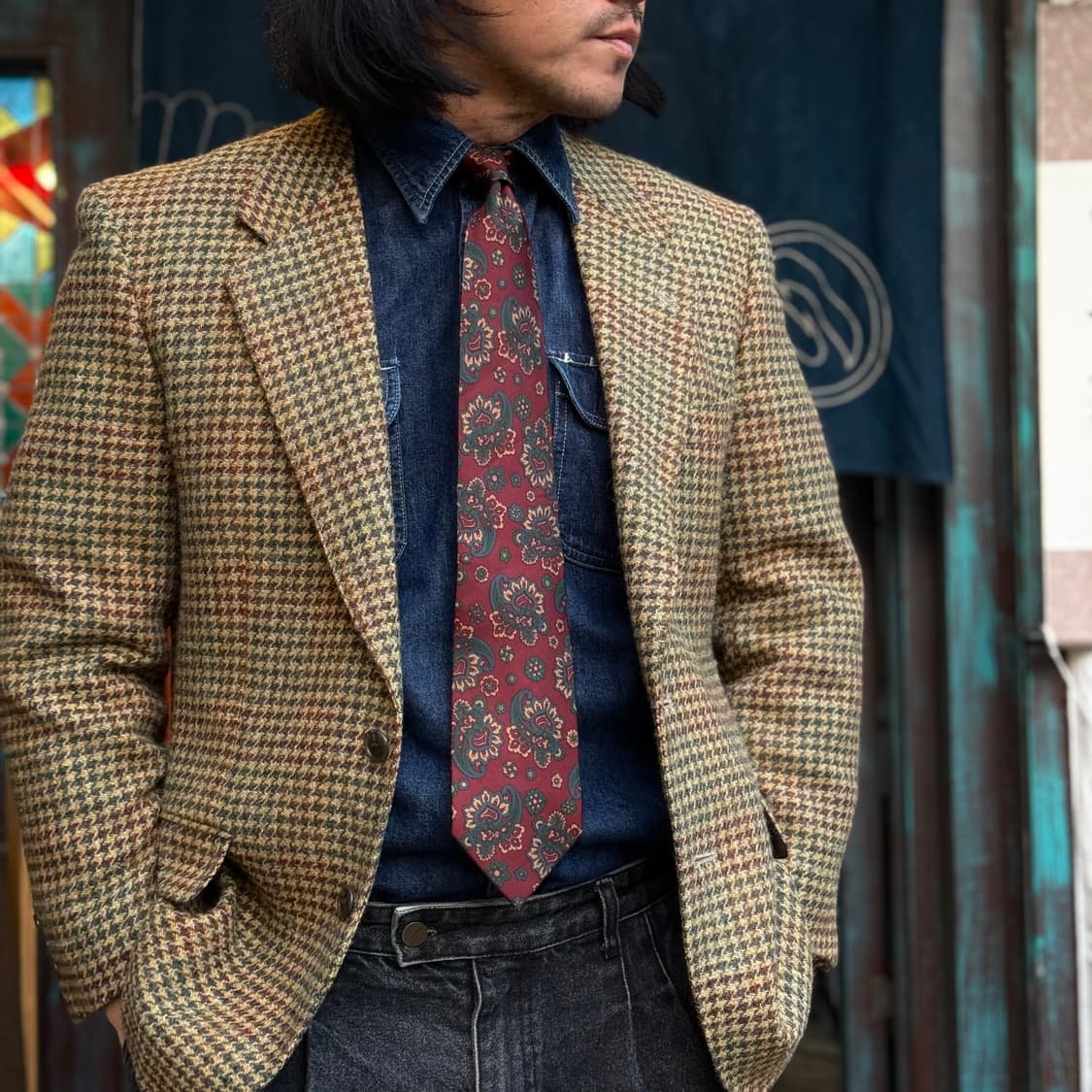 리갈 프랜드 하운드투스 트위드 울 자켓 100 상품이미지8