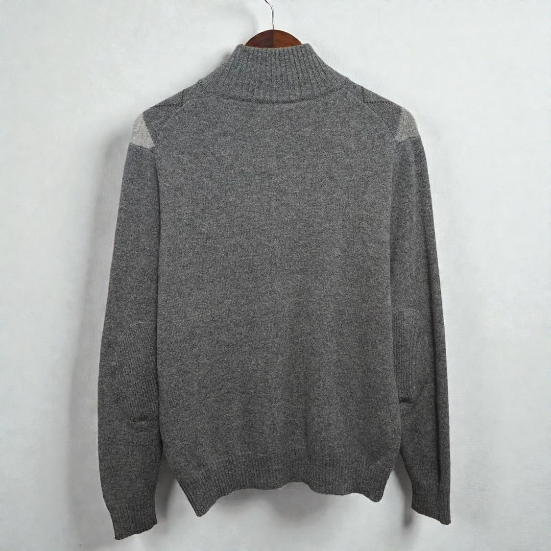 100)JCREW 제이크루 램스울 하프집업 아가일 니트 상품이미지3