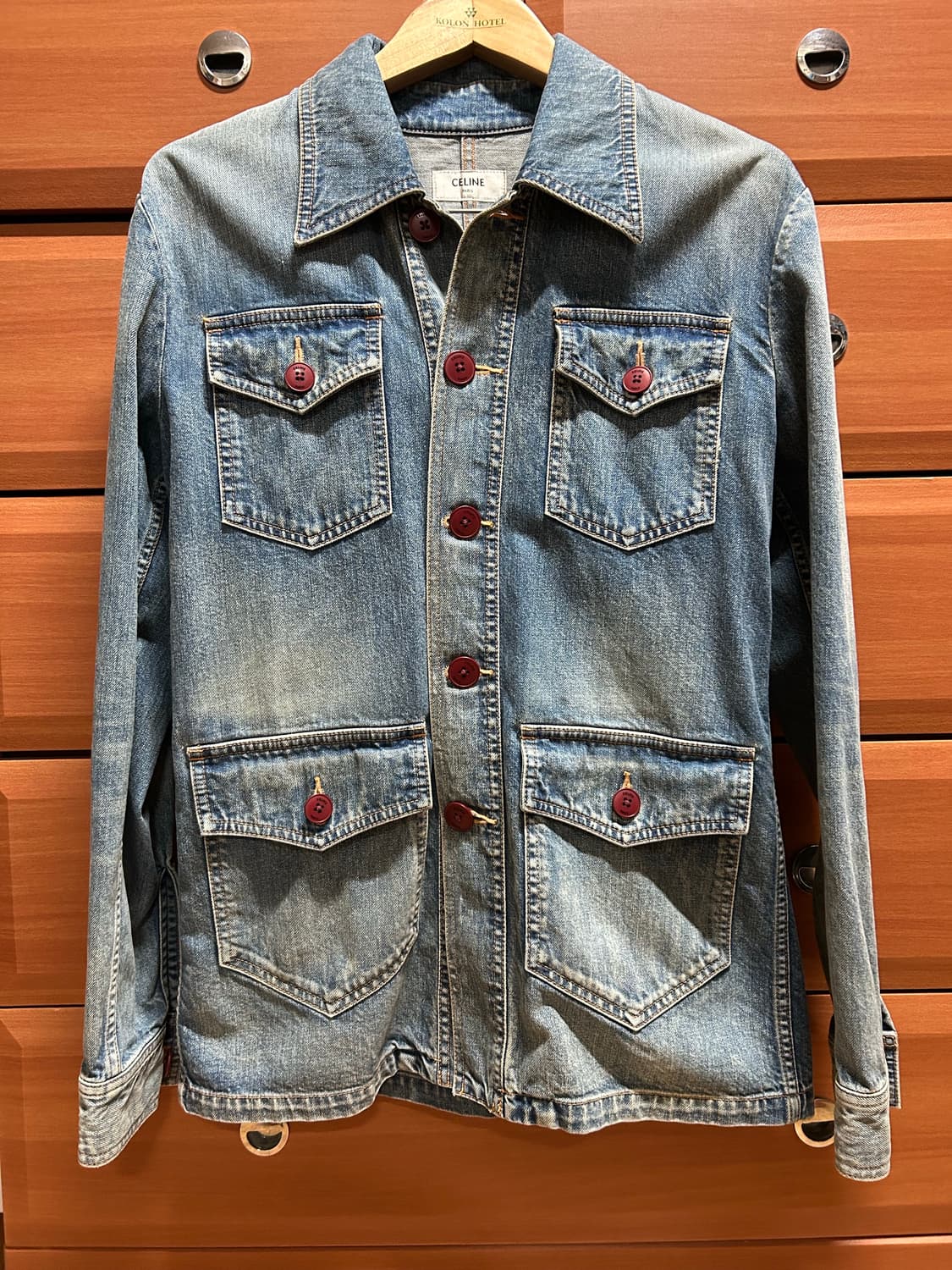 Celine 셀린느 20ss 사파리 데님 자켓 S 상품이미지2