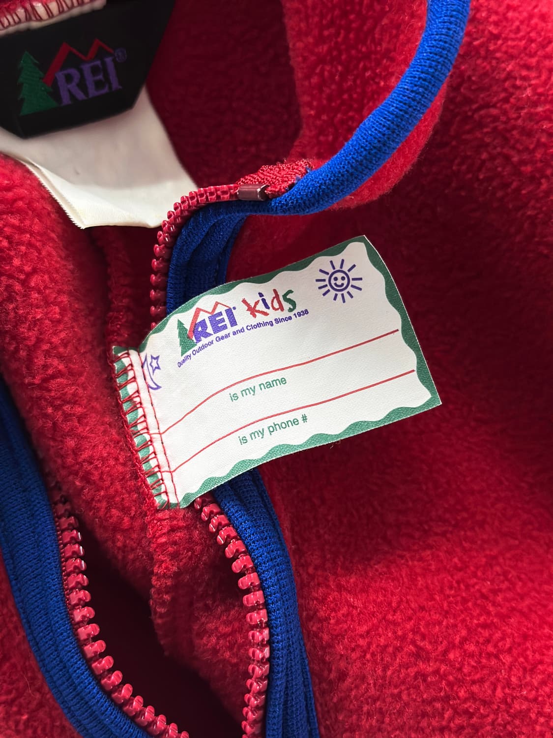 90s 빈티지 REI 하프집 플리스 풀오버 상품이미지10