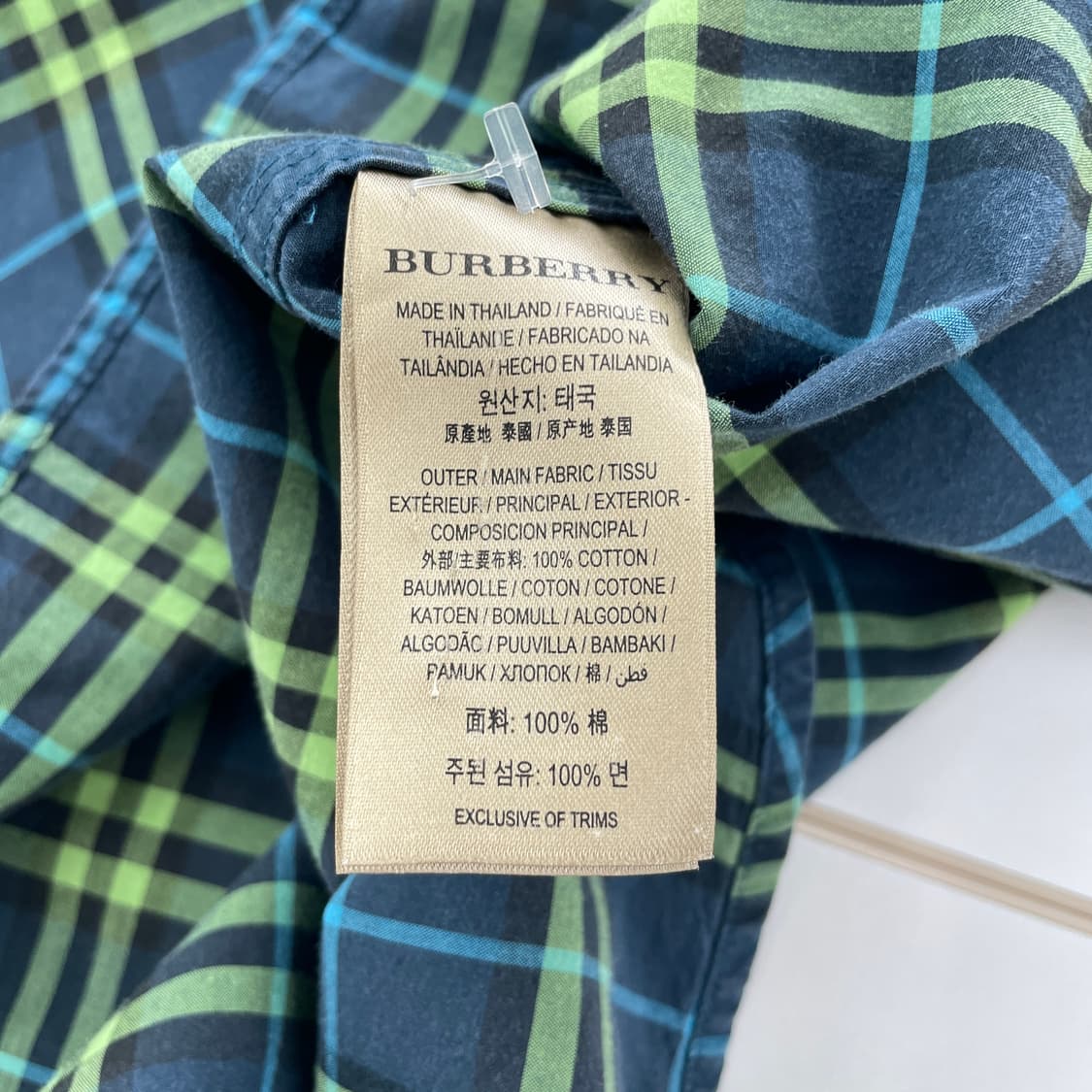 버버리 신형 체크 셔츠 상품이미지8