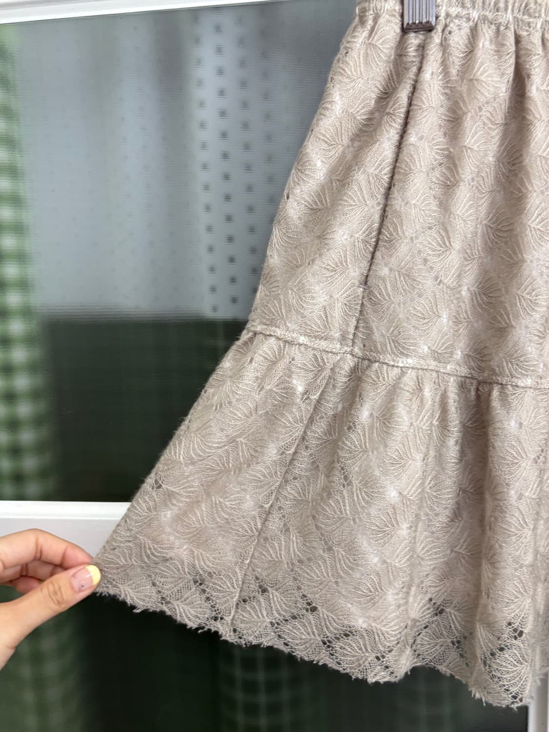 애쉬 니트 미니 스커트 상품이미지4