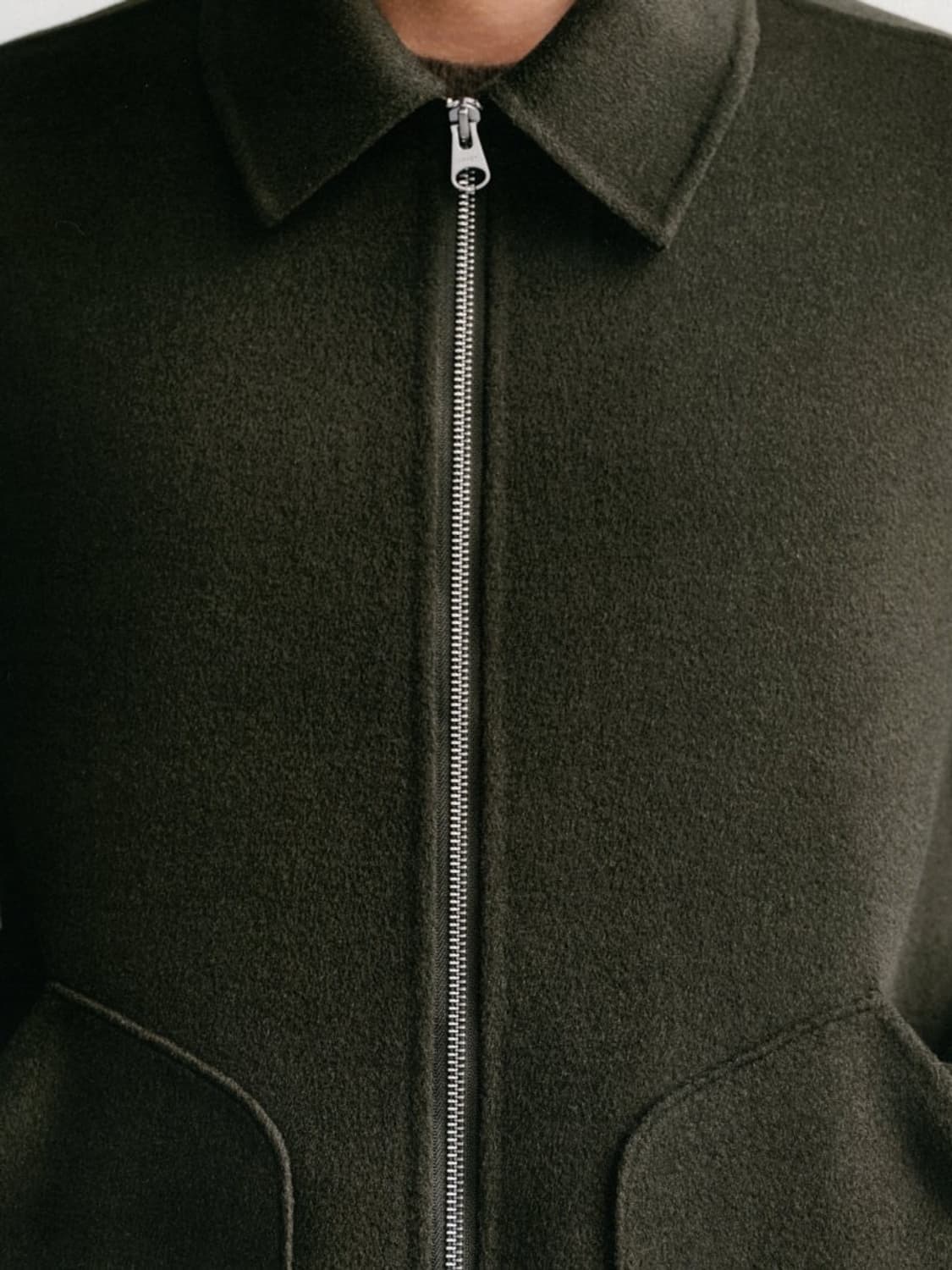 [아르켓] 쇼트 더블페이스 울 자켓 상품이미지10