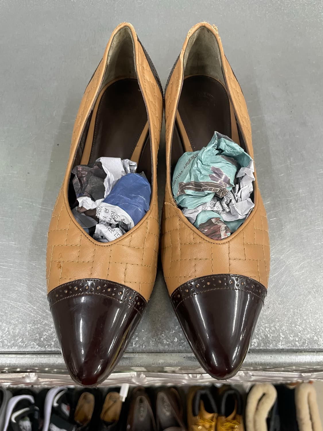 발리 투톤 플랫슈즈 us6 (gr-4454) 상품이미지5