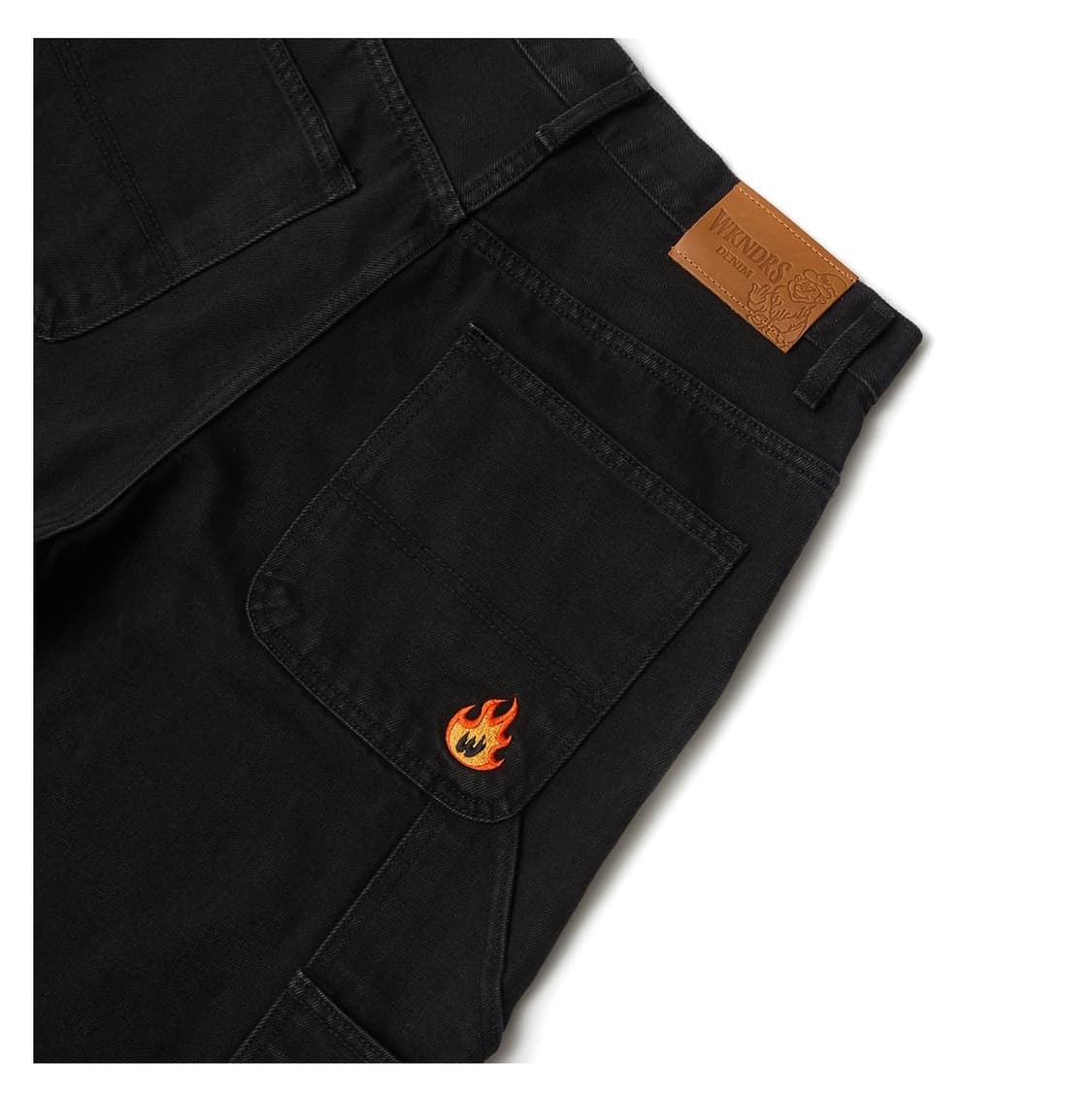 위캔더스 데님 워크 팬츠 블랙 m 상품이미지4