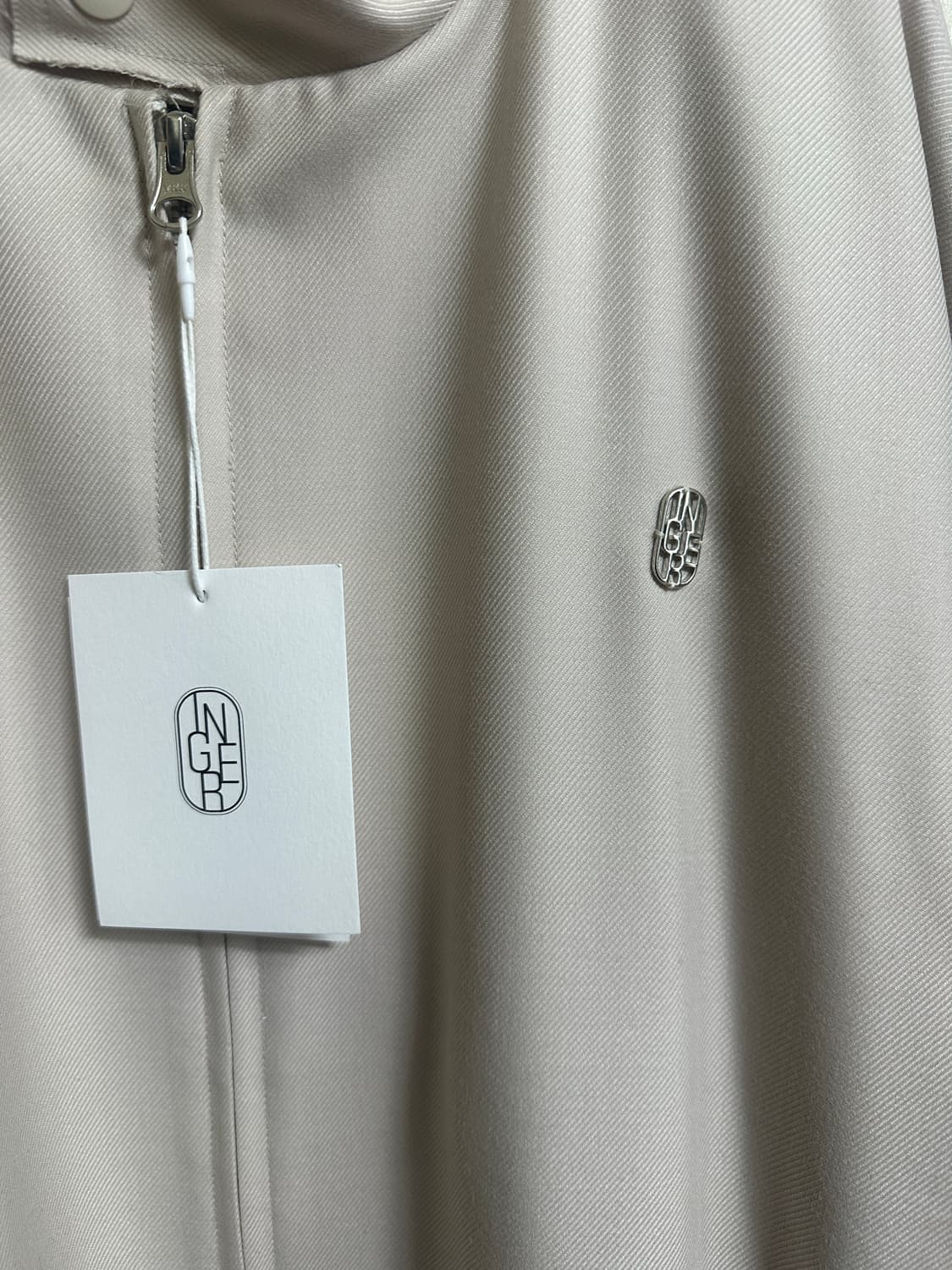 애쉬드 울 해링턴 자켓 아이보리 상품이미지1