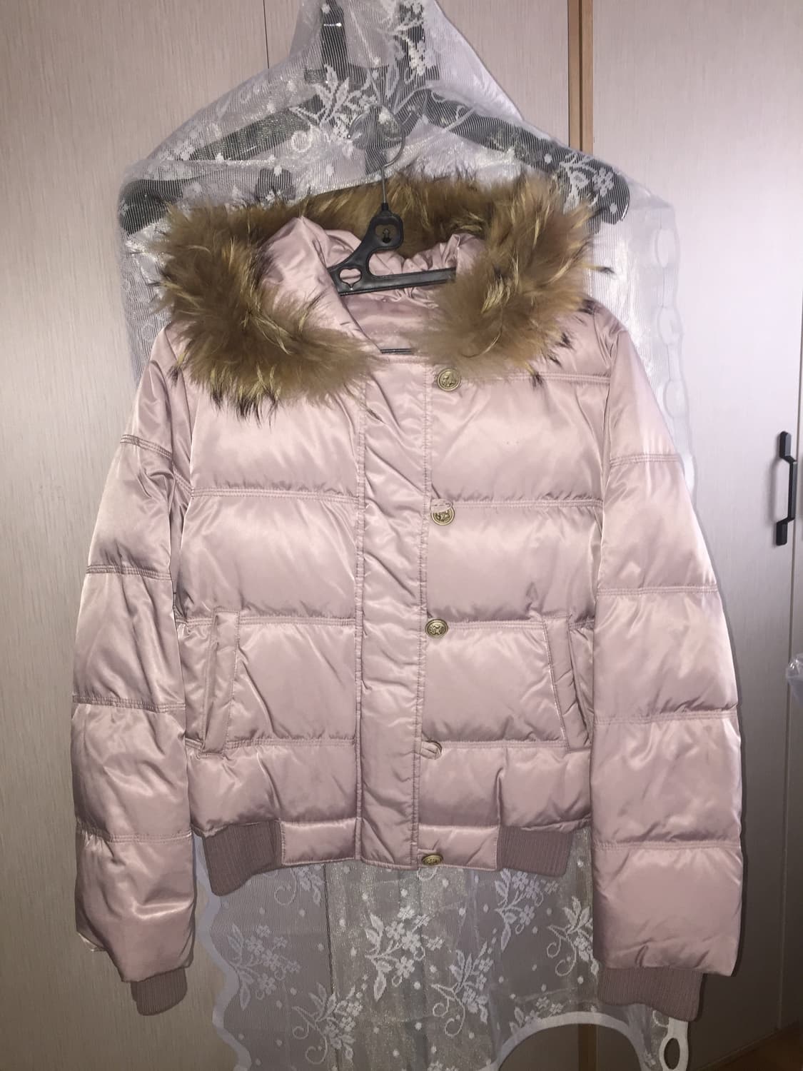 빈티지 퍼 패딩 상품이미지2