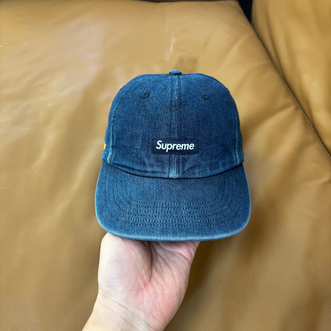 슈프림 6패널 볼캡 모자 워시드 데님 상품이미지2
