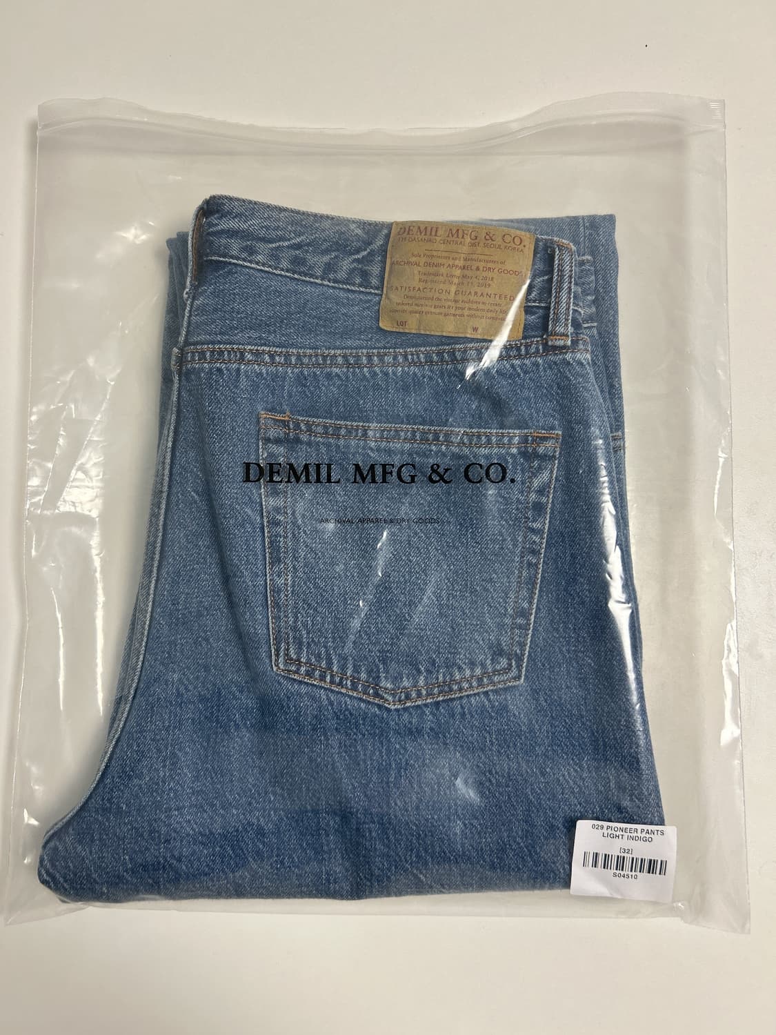 데밀 LOT. 029 Pioneer Selvedge Pants 상품이미지7