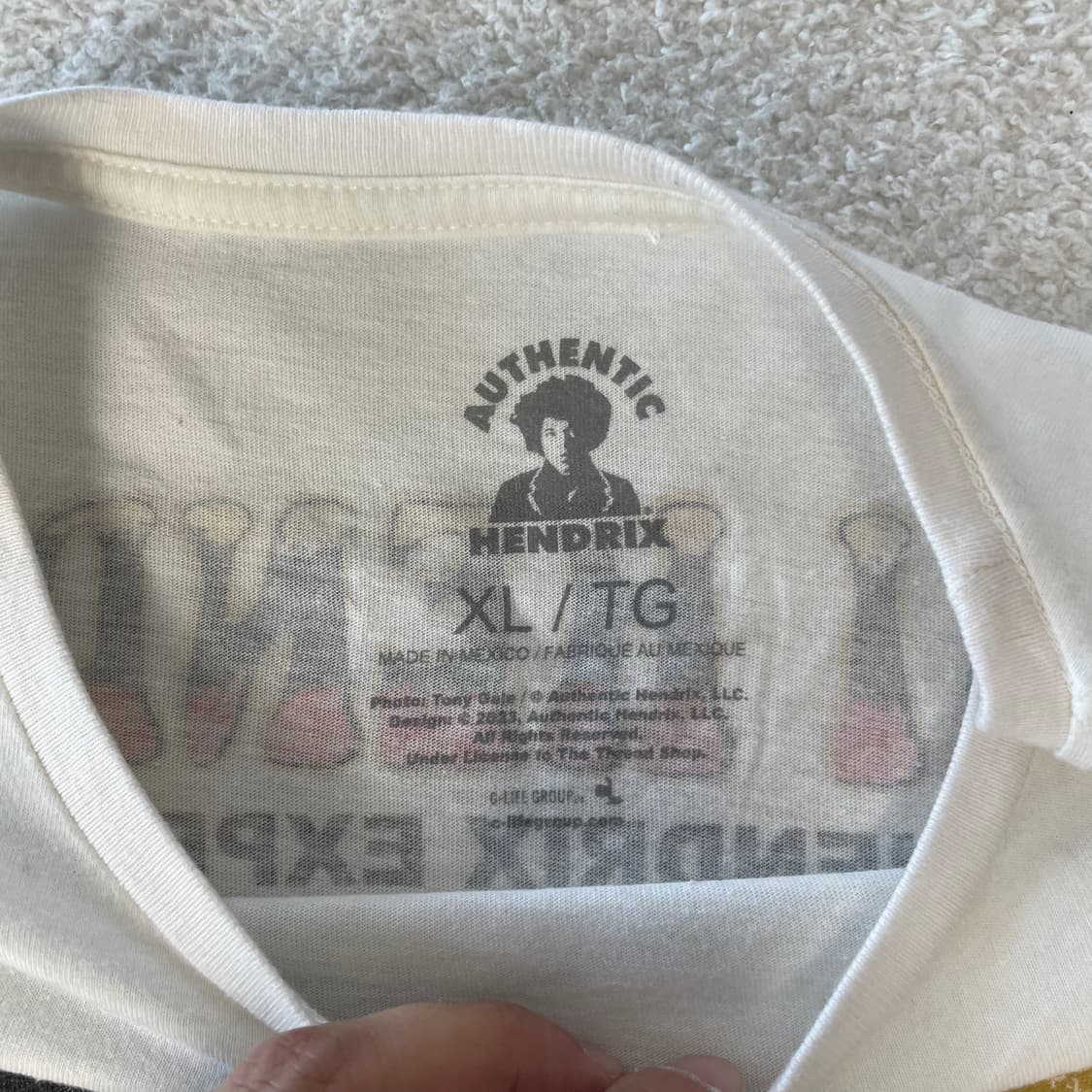 지미 핸드릭스 빈티지 티셔츠 상품이미지5