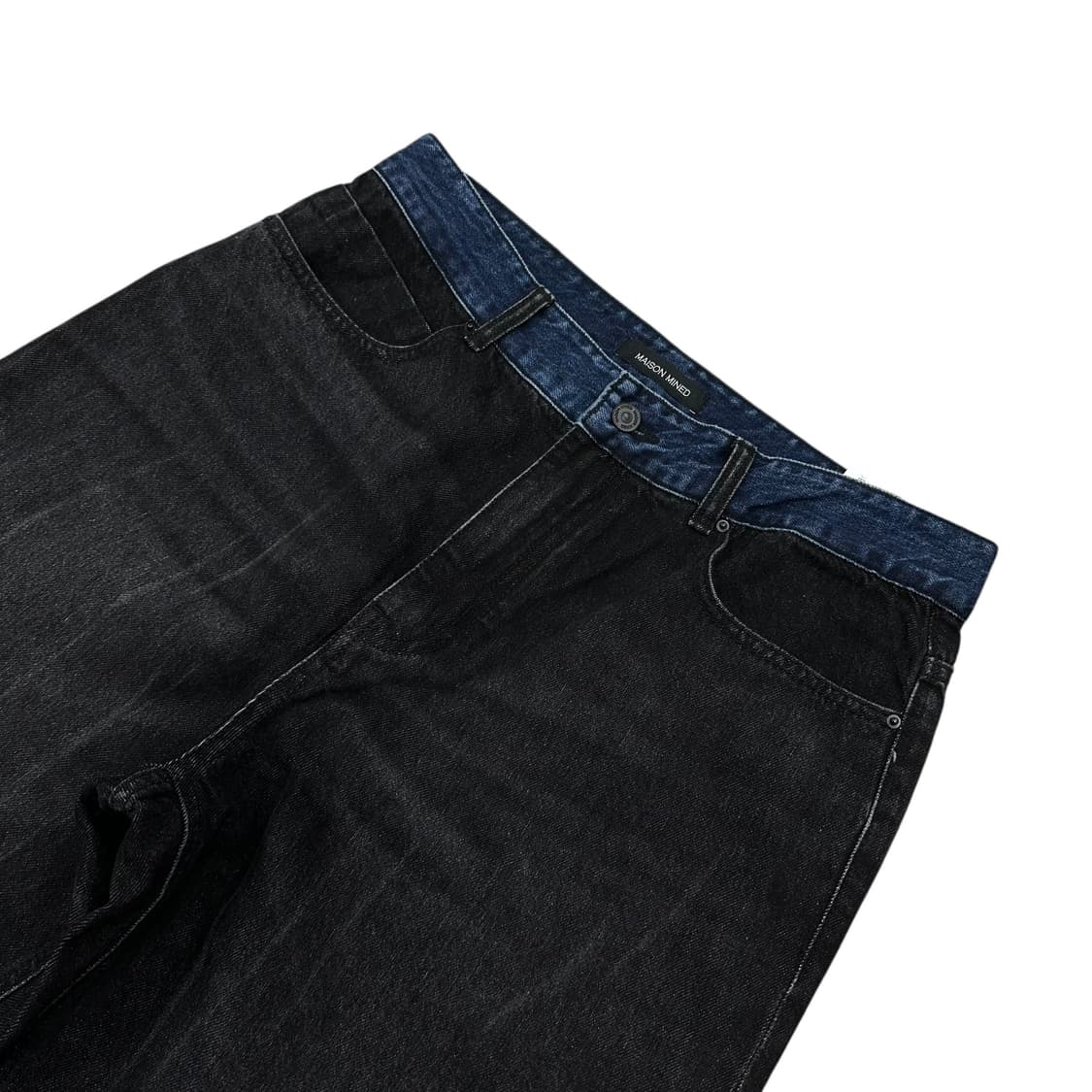 메종미네드 워싱 블랙팬츠 상품이미지2