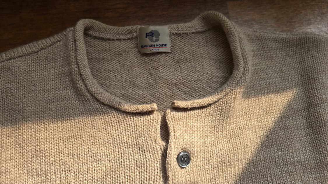 일본 빈티지 헨리넥 니트 Made In Japan 상품이미지2