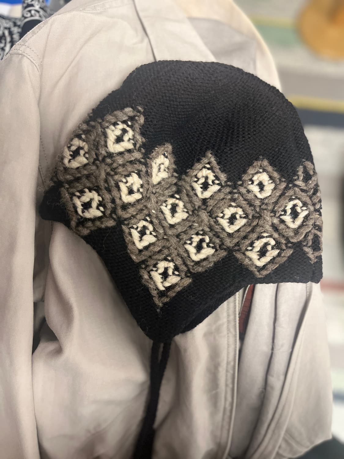 칠드런오브 더 디스코댄스 핸드 니팅 네이티브 캡 상품이미지5