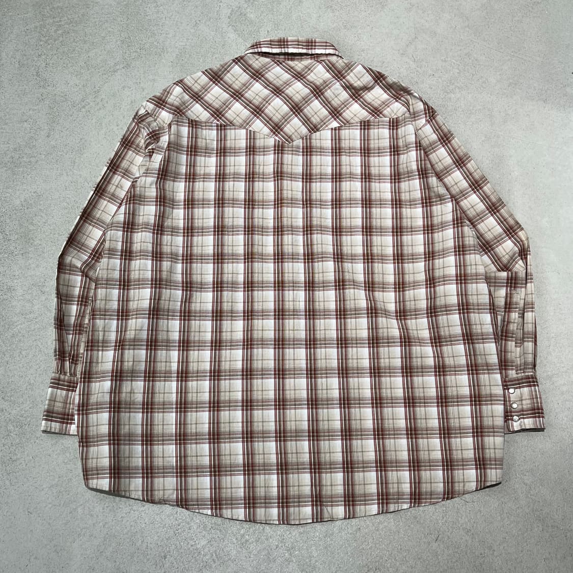 랭글러 웨스턴 체크셔츠 s10760 상품이미지2