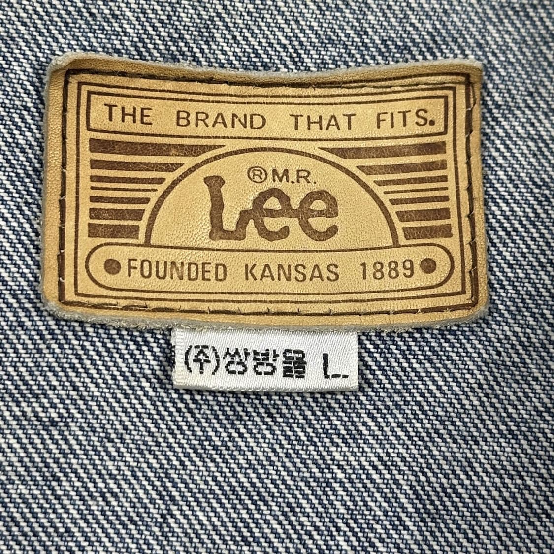 Lee (리) 레트로 데님 트러커 자켓 (L) 상품이미지8