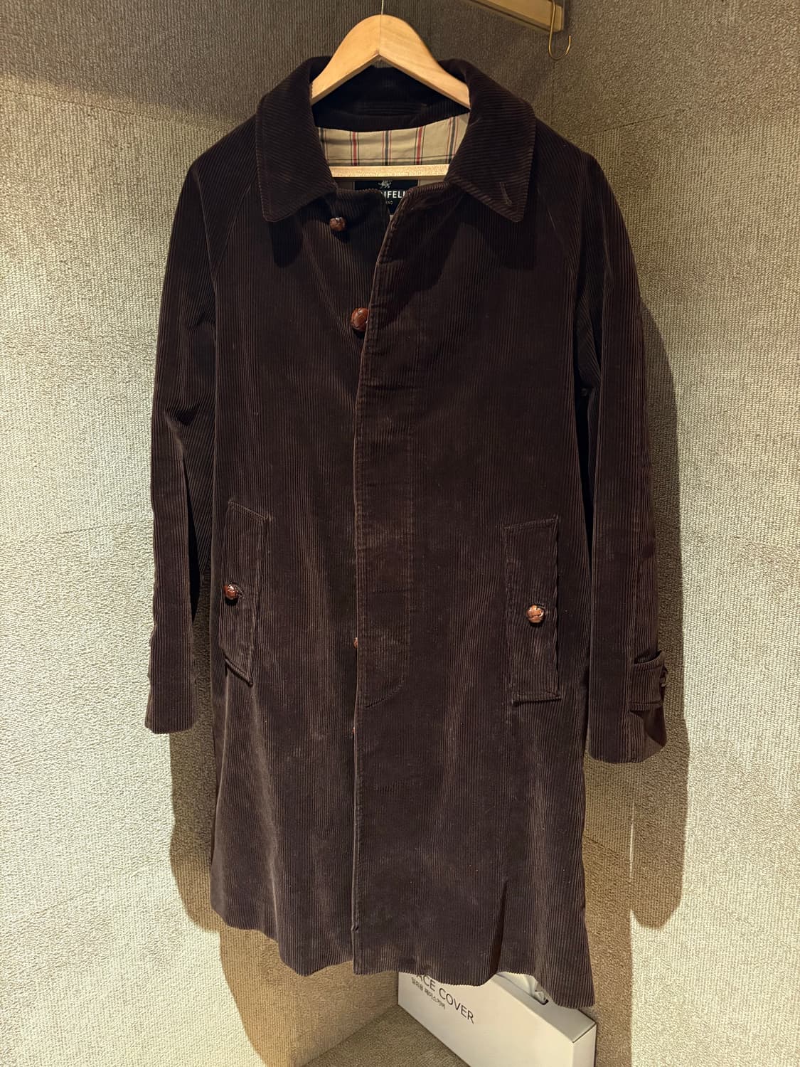 그렌펠(grenfell) 코듀로이 발마칸 코트 40사이즈 상품이미지2