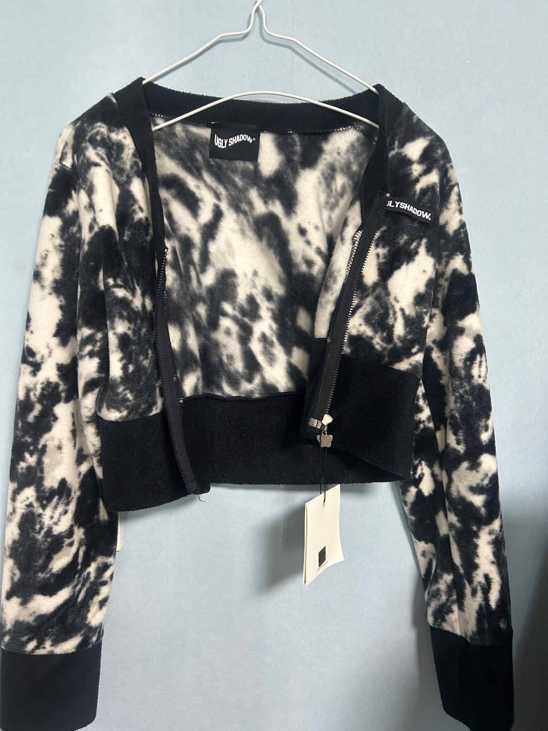 HOOD SET CROP CARDIGAN(BLACK) 상품이미지1