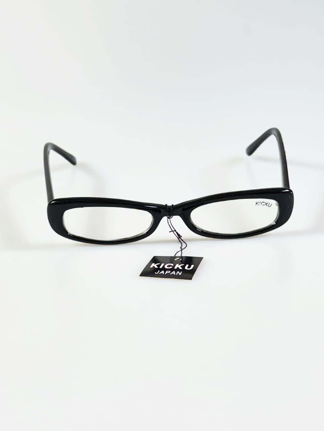 90s KICKU JAPAN 뿔테 캣아이 프레임 빈티지 안경 상품이미지2