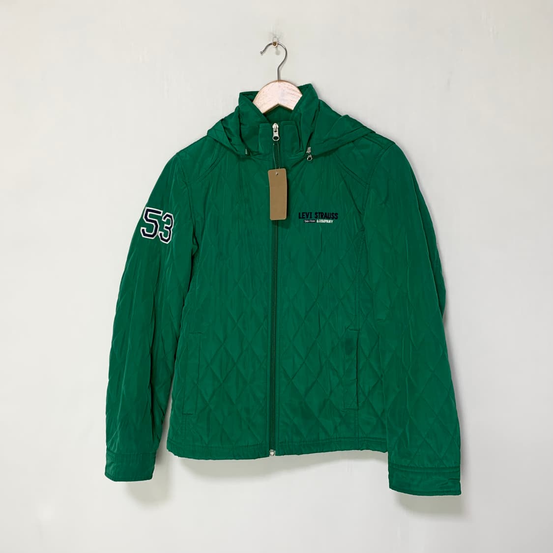 리바이스 레드탭 키즈 후드 퀼팅 자켓 경량패딩 여성 상품이미지1