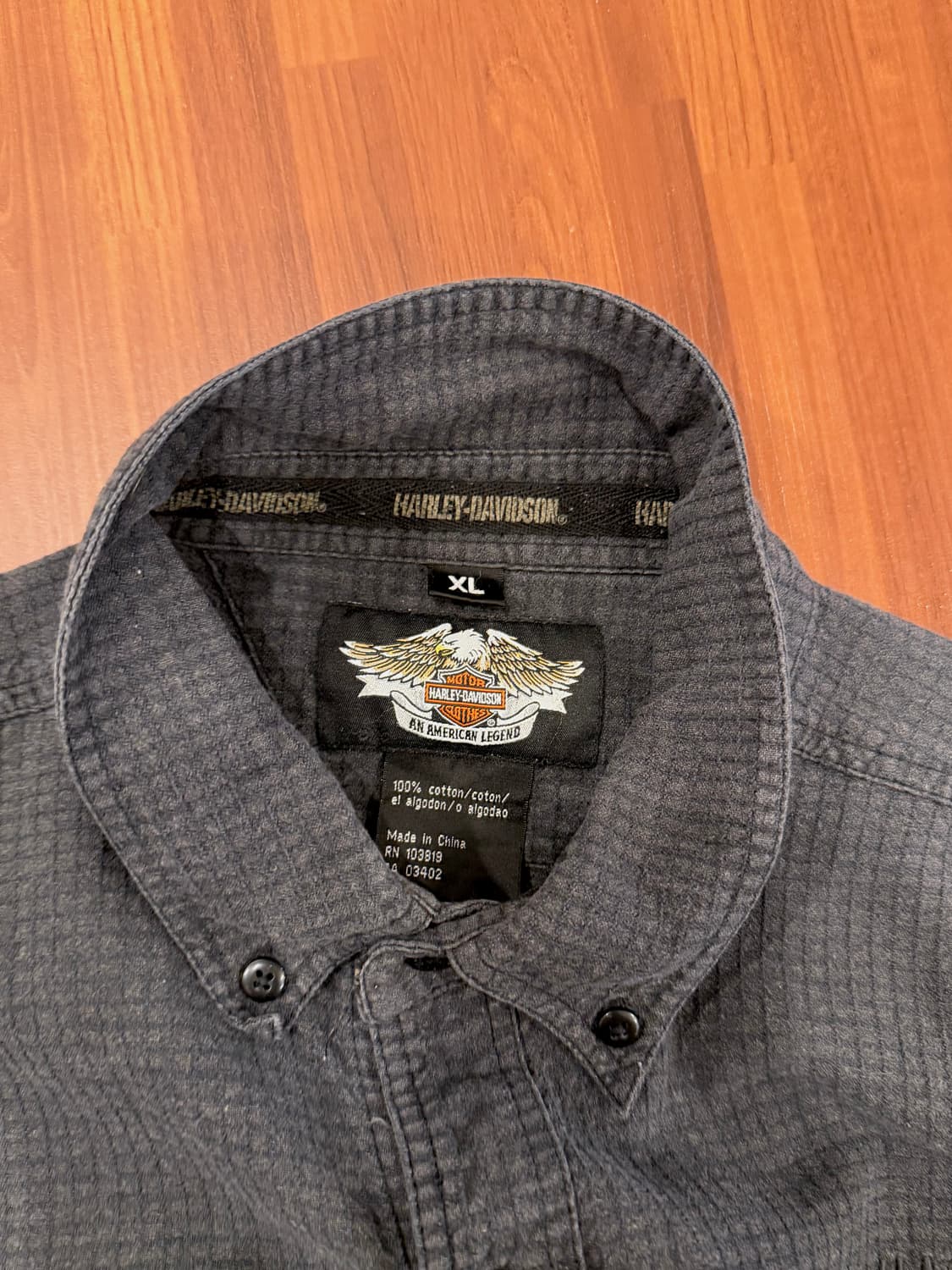 00s Harley-Davidson 할리데이비슨 써멀 와플 셔츠 상품이미지7