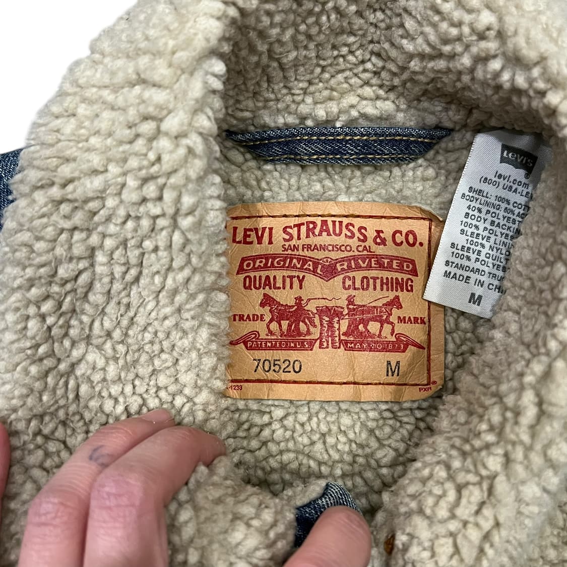 리바이스 셰르파 데님자켓 s08500 상품이미지7