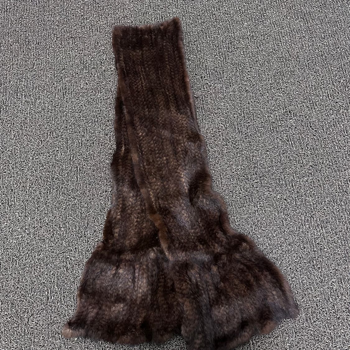 매트로시티 여성 밍크 털 목도리 브라운 상품이미지5