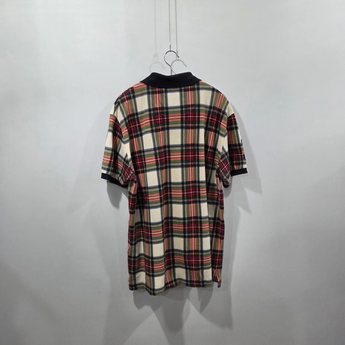 폴로랄프로렌 피케 빅포니 체크반팔 카라티 XL 상품이미지4