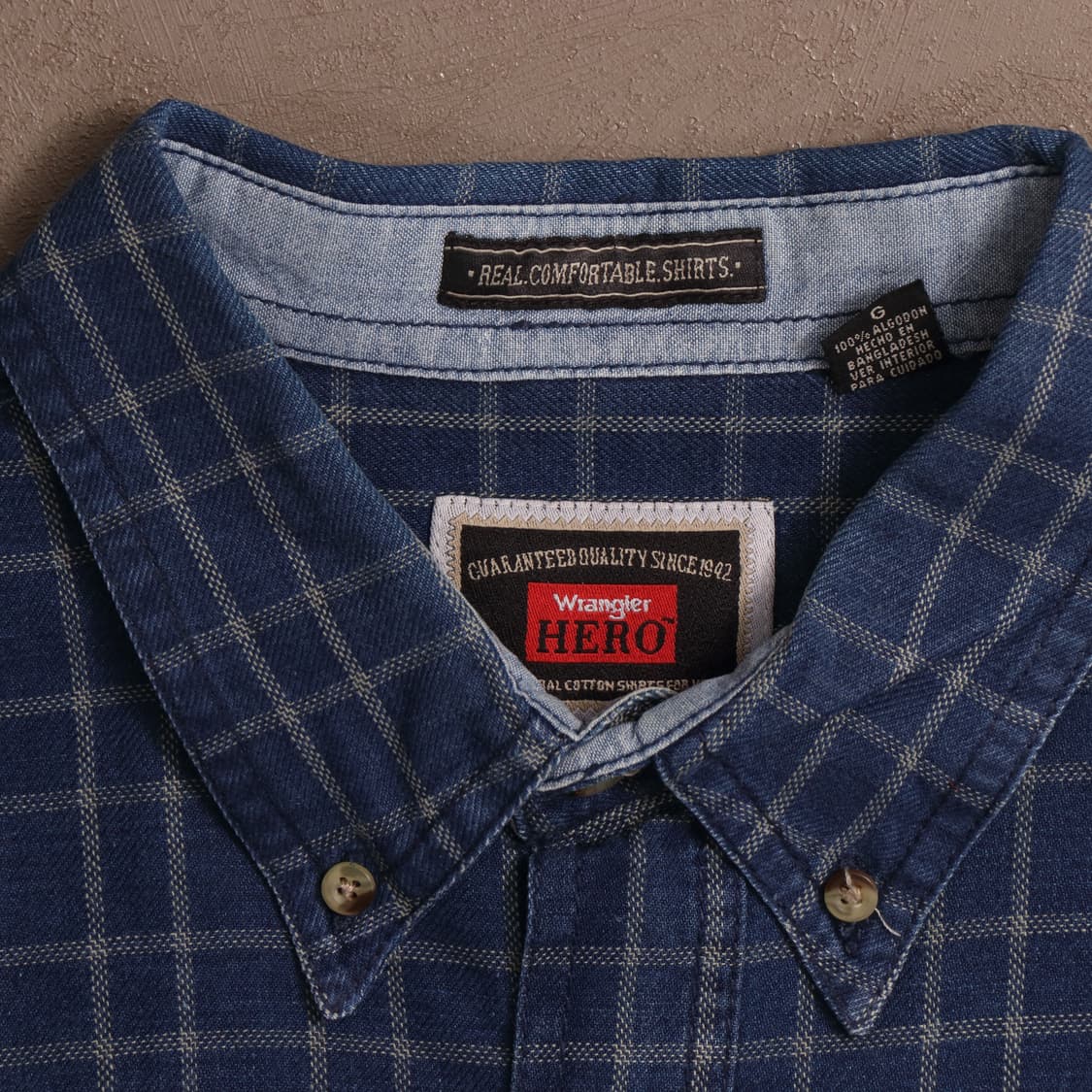 랭글러 히어로 코튼 체크 워크셔츠 A1557 상품이미지3