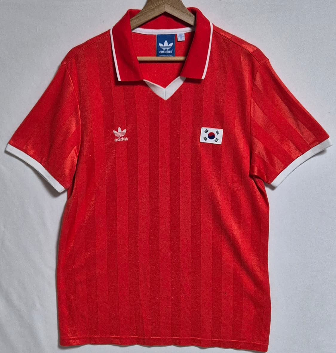 110) 희귀매물 아디다스 대한민국 레트로 유니폼 (차범근 유니폼) 상품이미지1