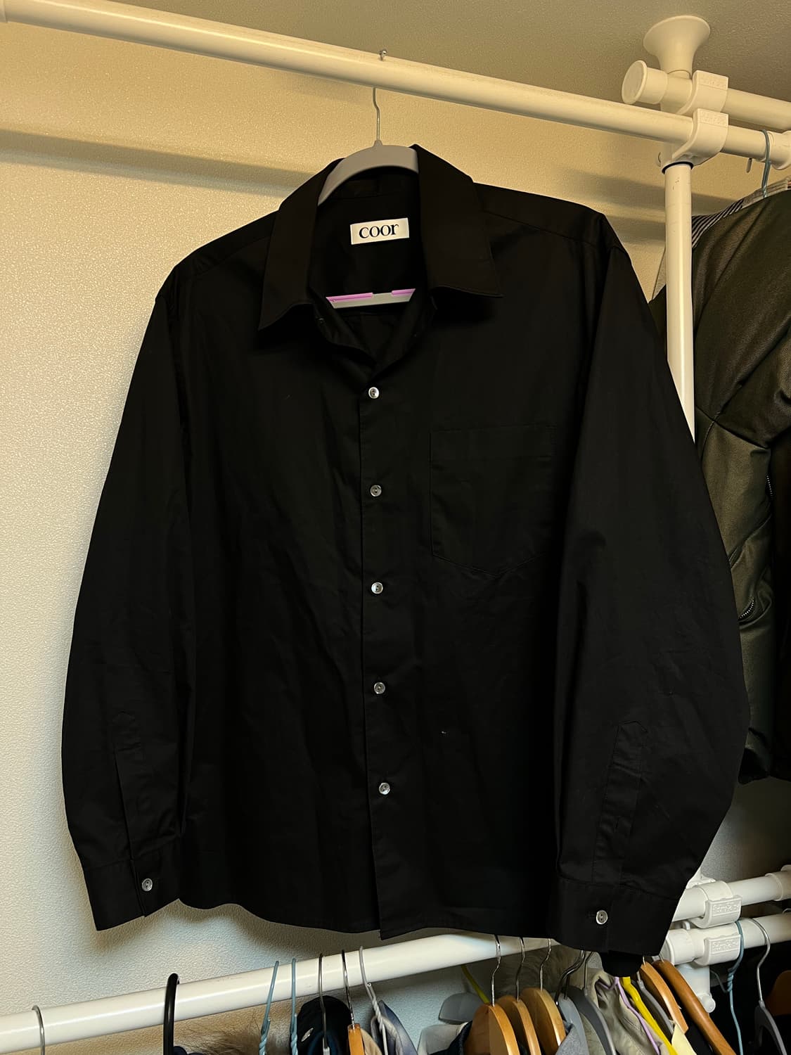 쿠어 코튼 셔츠  상품이미지1