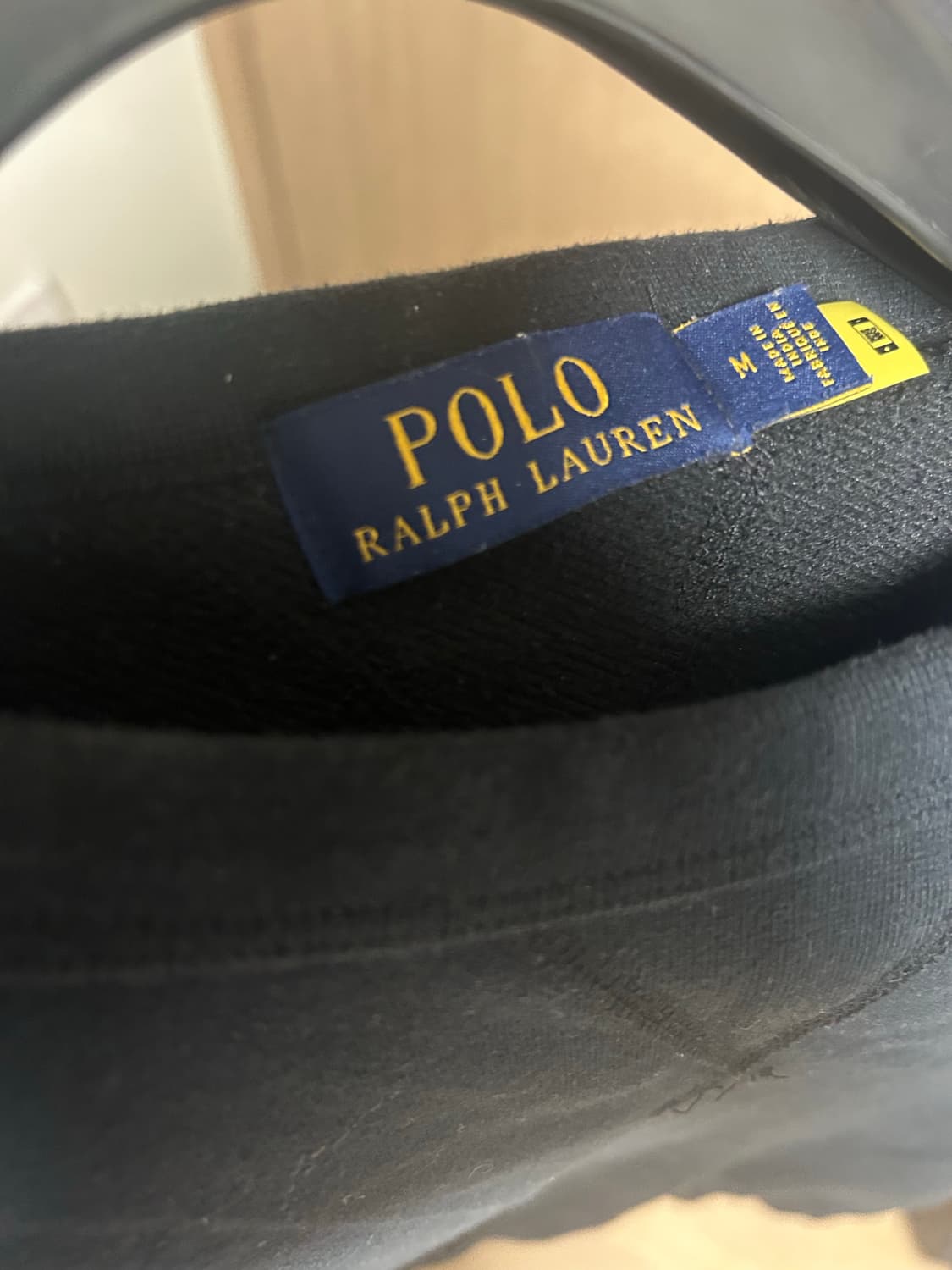 폴로 랄프 로렌 맨투맨 검정 상품이미지3