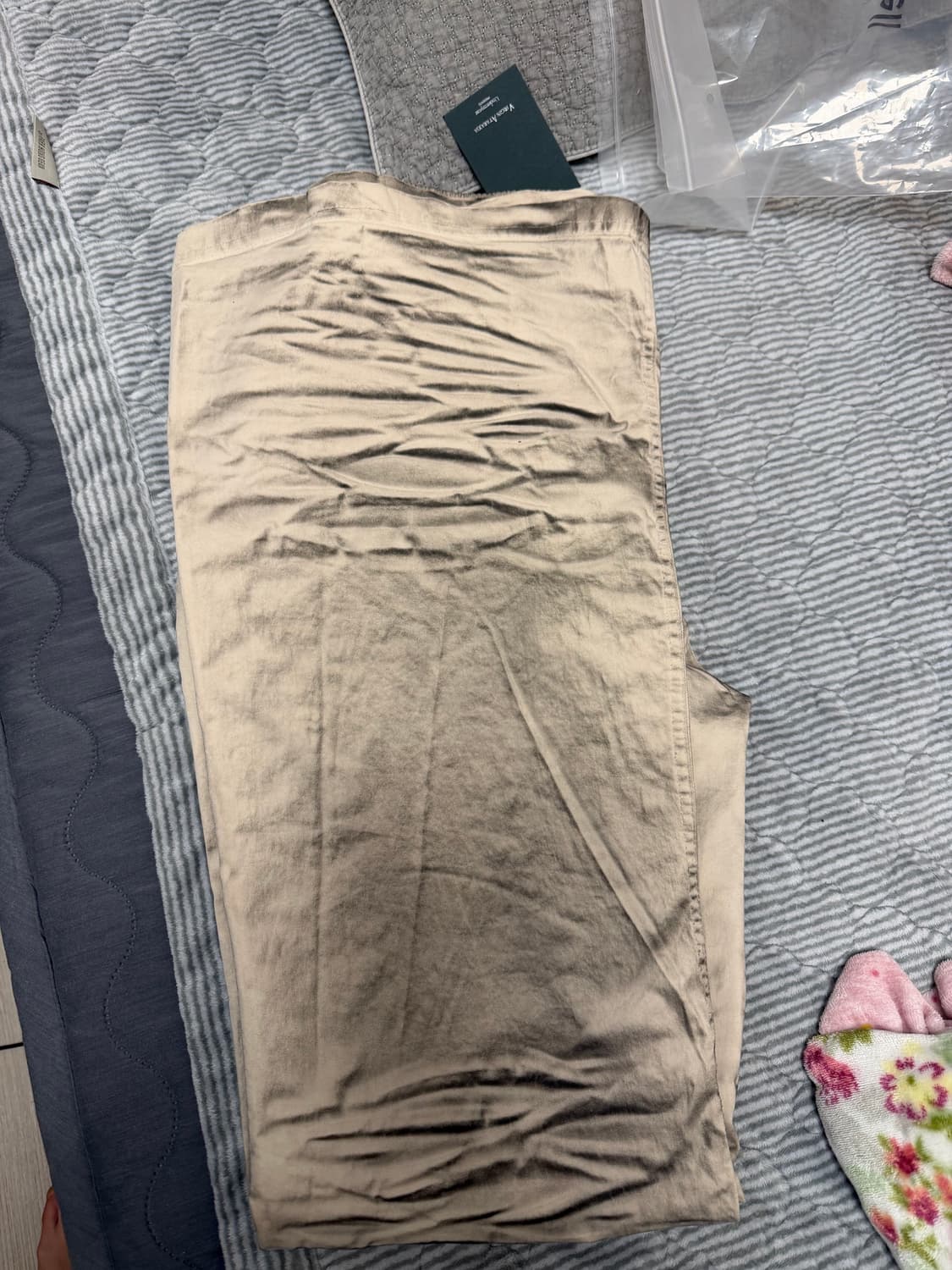 (1) 언더마이카 스모키 베이지 플레어드 이지 팬츠 상품이미지2