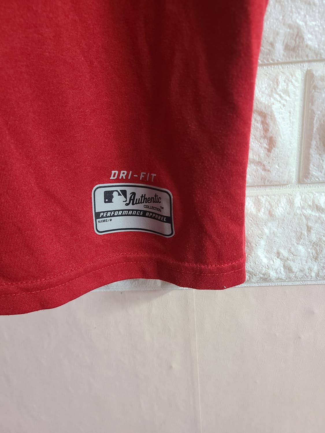 나이키 인디언스 반팔 티셔츠 레드(실100) 상품이미지3