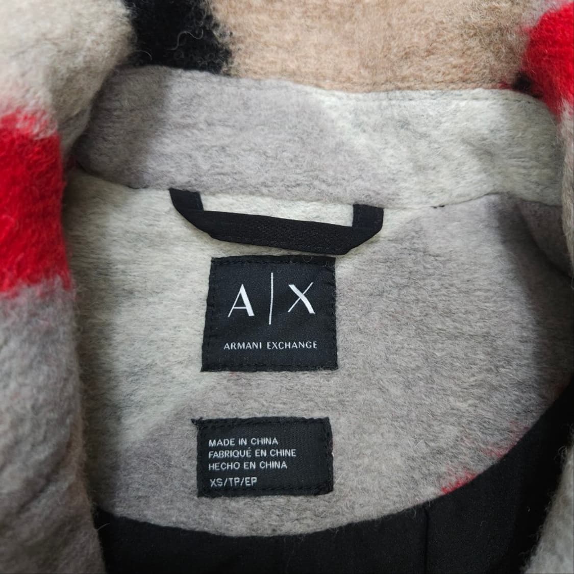 아르마니 익스체인지 울 라이더 자켓 XS 상품이미지5