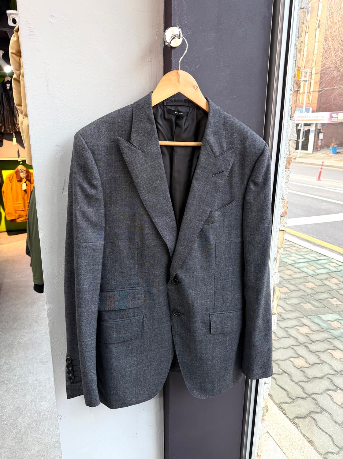 48/ 톰포드 윈저핏 견 블랜딩 2B 블레이저 자켓 상품이미지3