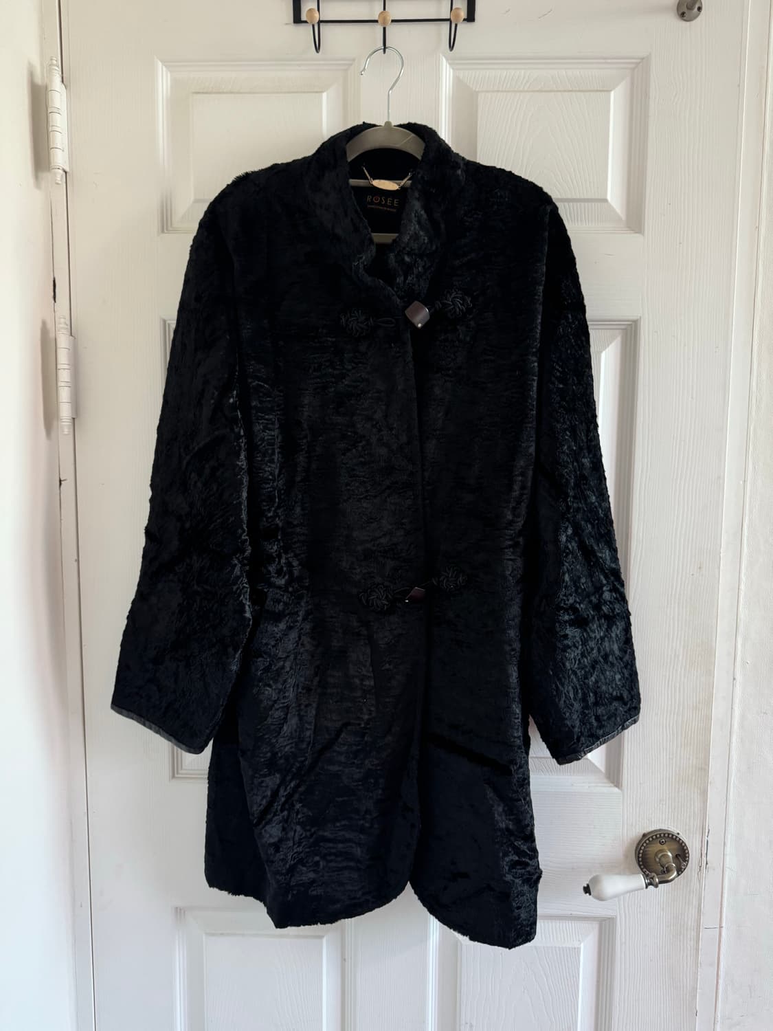 차이나 넥 카라 코트 상품이미지1