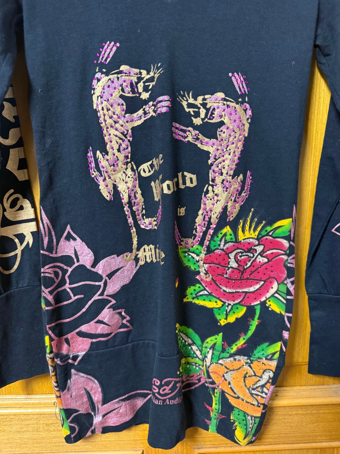 [M] 에드하디 롱슬리브 미니 원피스 상품이미지4