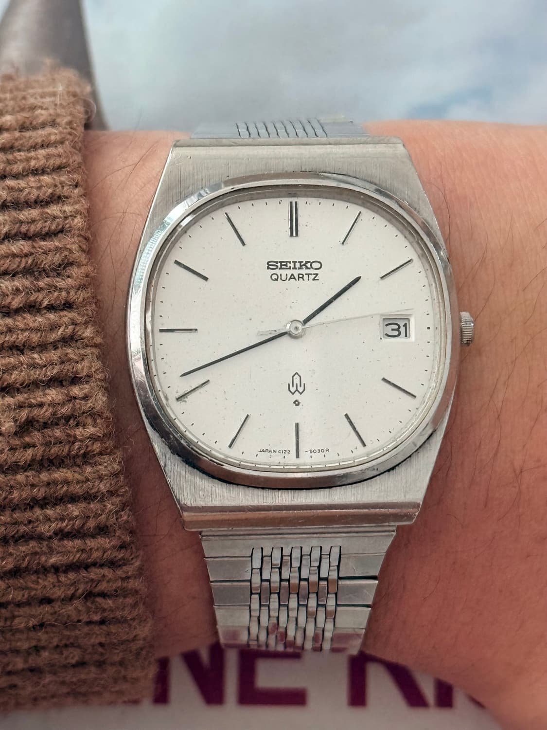 Seiko 세이코 쿼츠 스퀘어 1976 상품이미지7