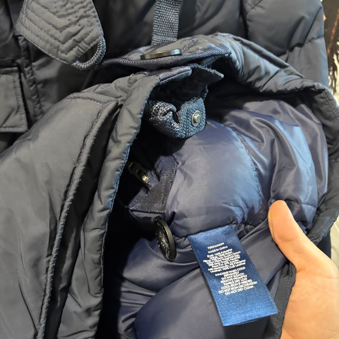 폴로 랄프로렌 빈티지 덕 다운 퍼 후드 패딩자켓 상품이미지9