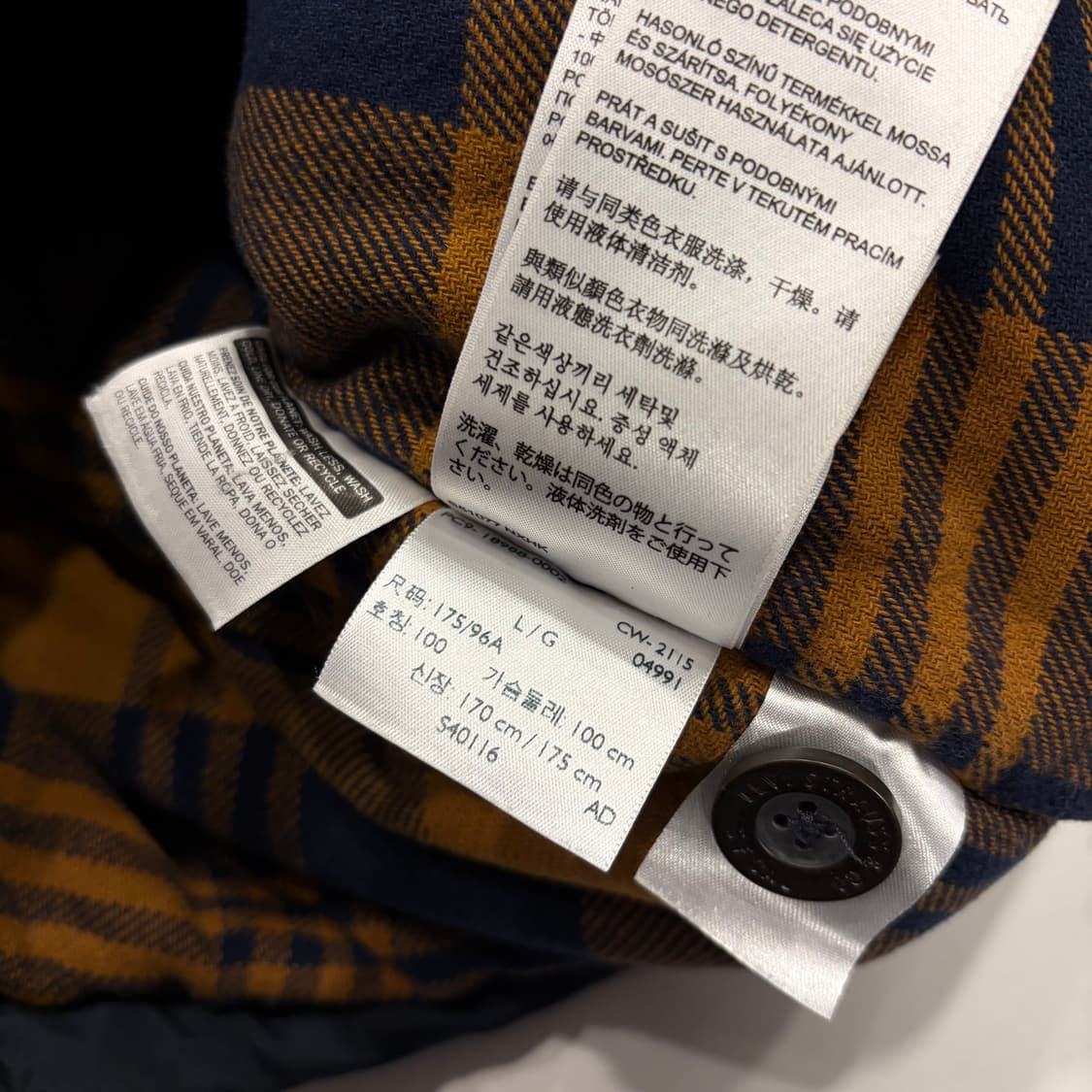 [L] 리바이스 후드 야상 점퍼 네이비 B441 상품이미지10