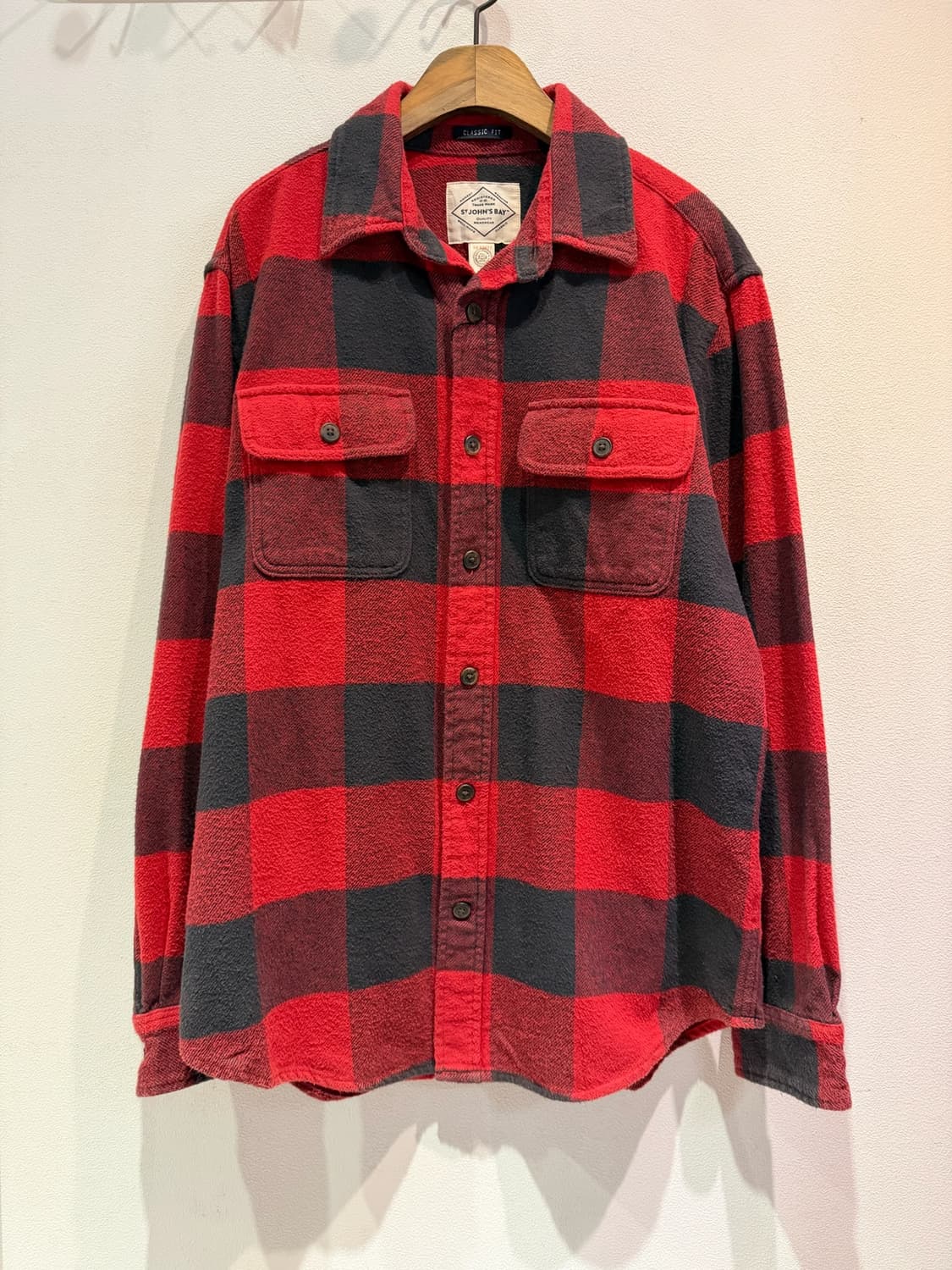 St. John's Bay 플란넬 셔츠 상품이미지1