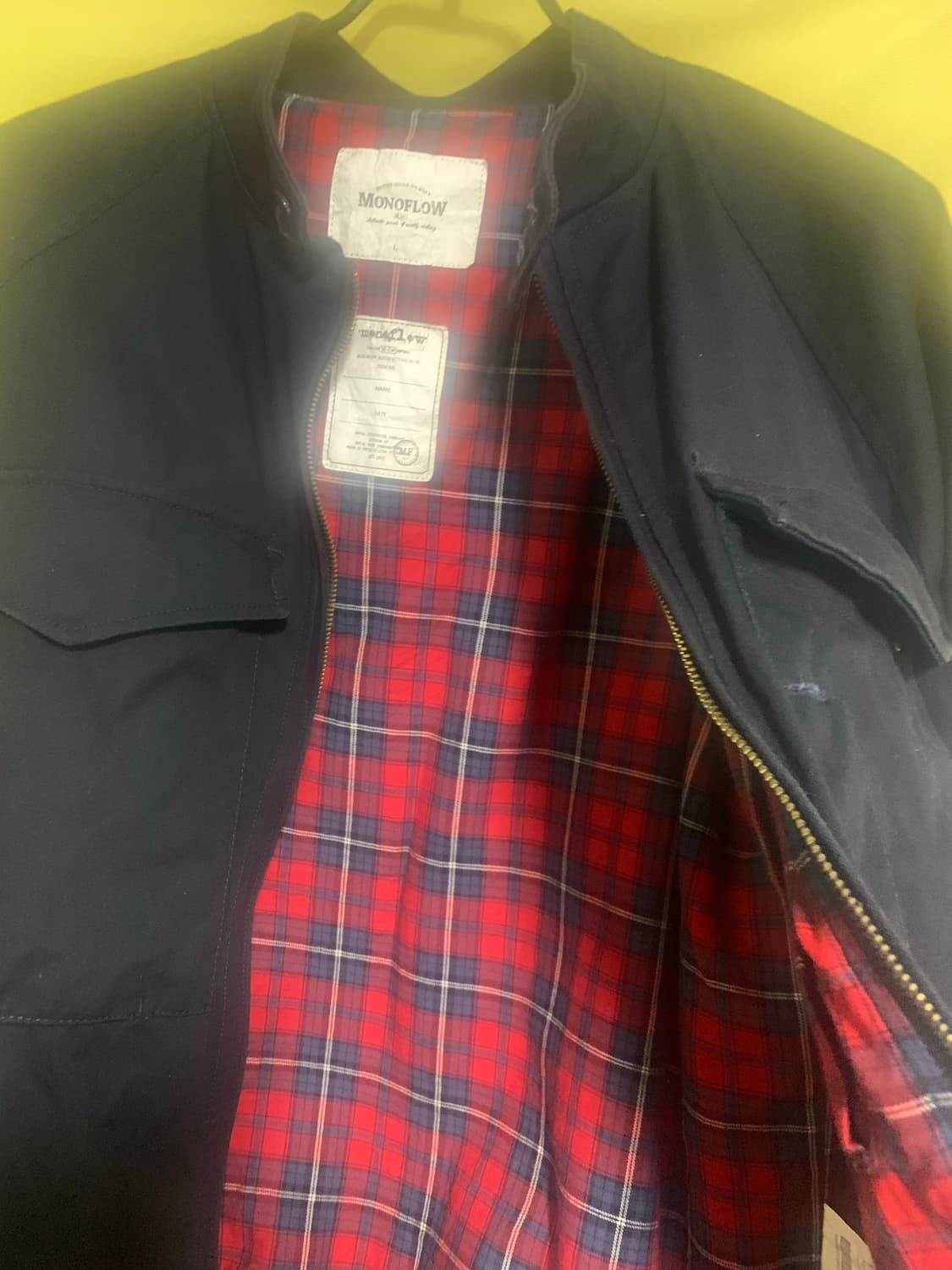 모노플로우 투포켓 블루종 판매 합니다 상품이미지7